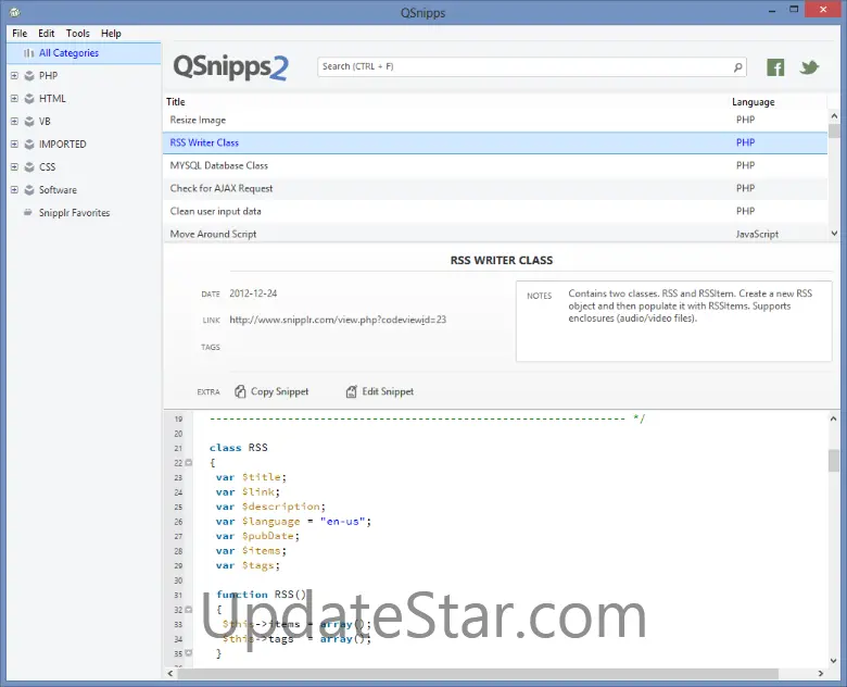 QSnipps 2.0.28