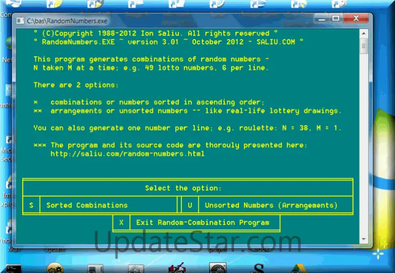 Generate Random Numbers 3.1