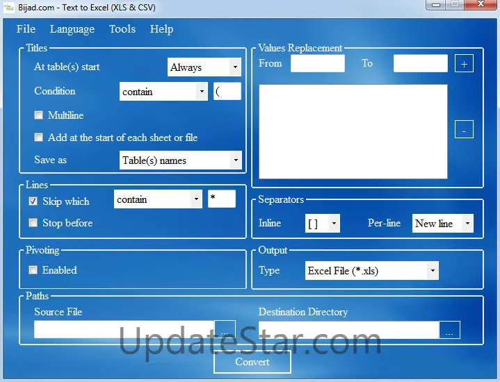 Text To Excel 1.1.2