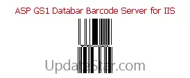 Streaming Databar Barcode Server for IIS