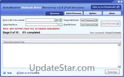 DataNumen Outlook Drive Recovery 10.0