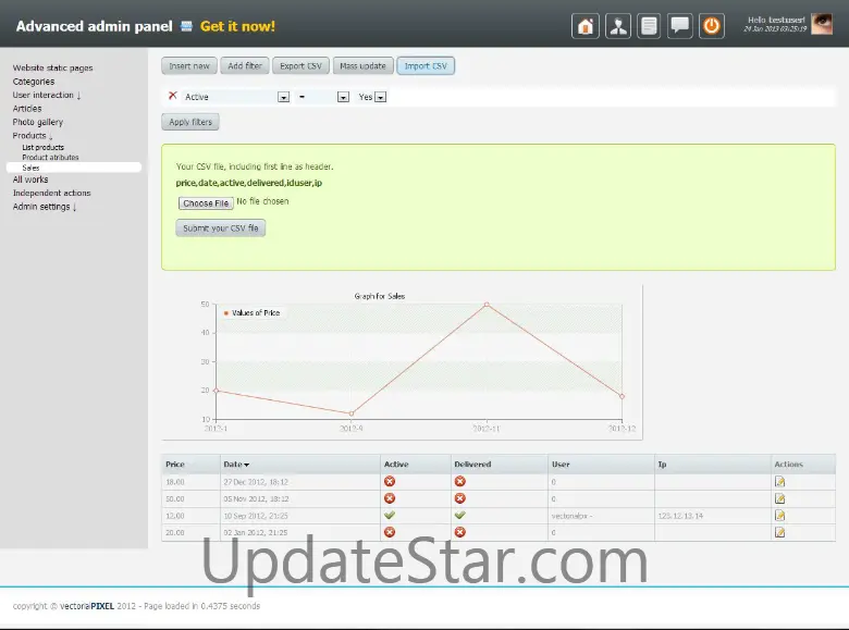 PHP Admin Panel 2.0