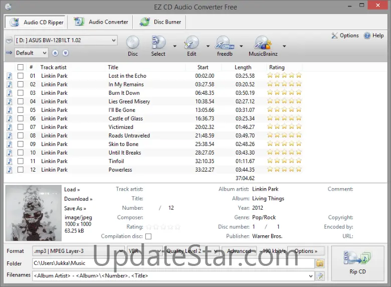 EZ CD Audio Converter Free 9.5.2