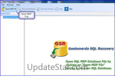 Geeksnerds SQL Recovery 1.0