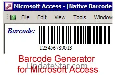 Barcode Generator for Microsoft Access 2023