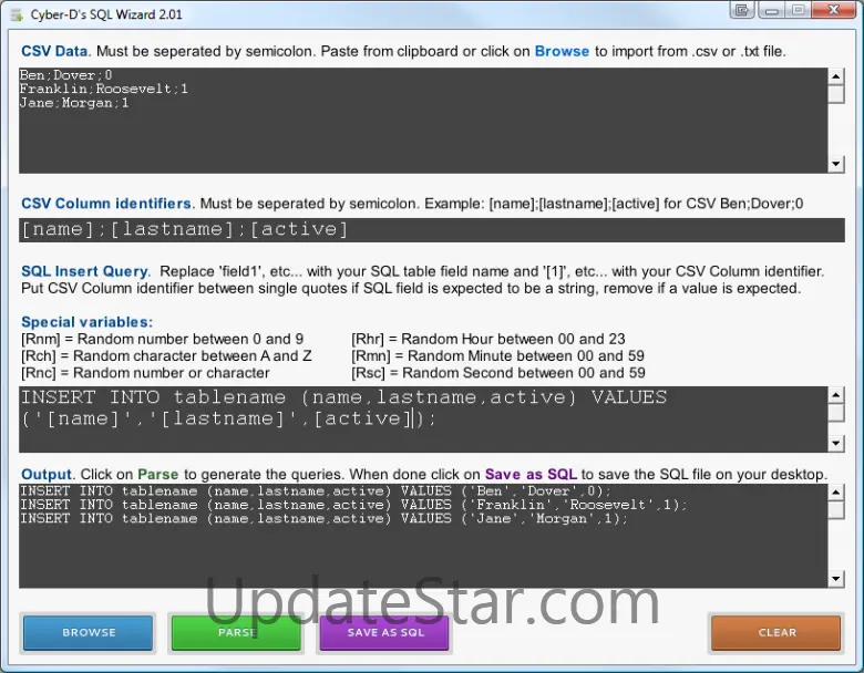Cyber-D's SQL Wizard 2.1