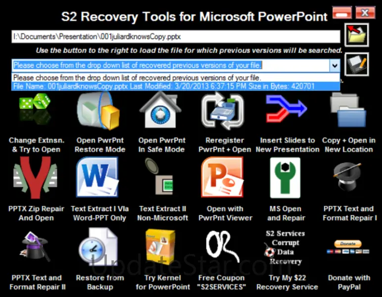 S2 Recovery Tools for MS PowerPoint 1.0.1