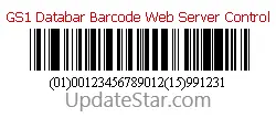 GS1 Databar Barcode Web Server Control 18.7