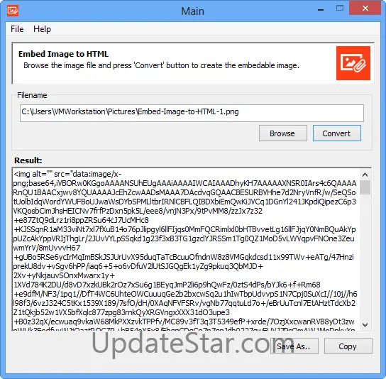 Embed Image To HTML 1.0