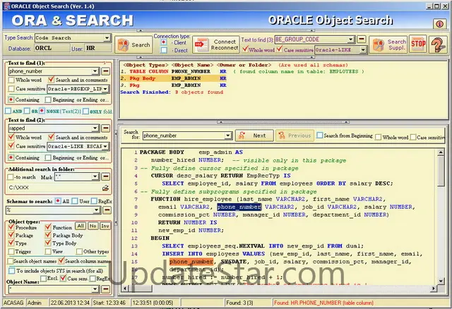 ORACLE Object Search 1.4