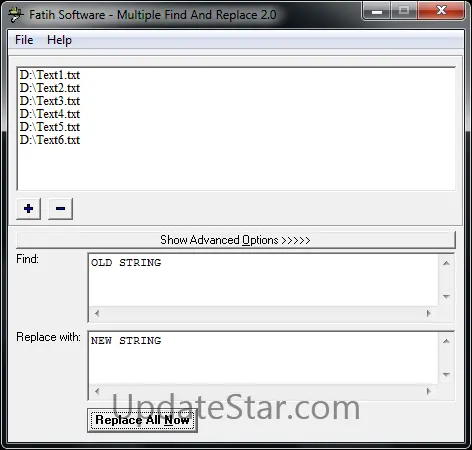 Multiple Find And Replace 2.0