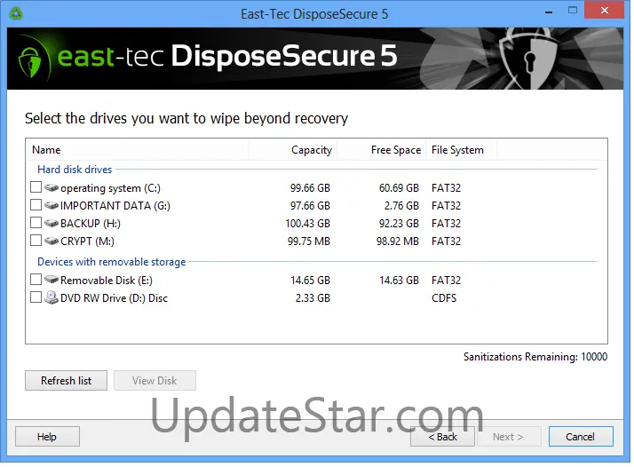 East-Tec DisposeSecure 5.1