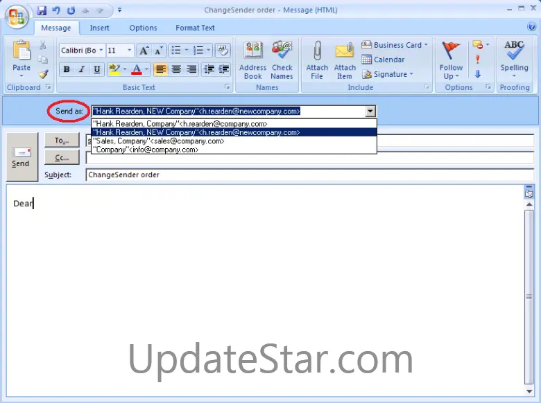 ChangeSender 3.18
