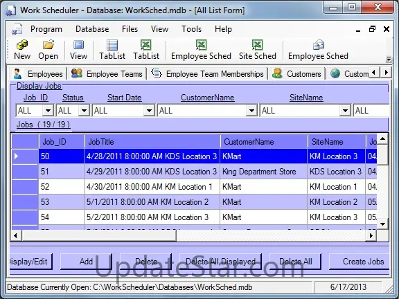 Work Scheduler 1.98
