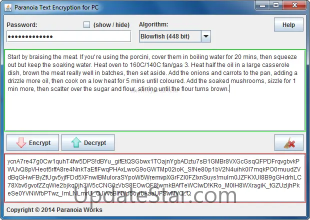Paranoia Text Encryption for PC 15.0.4
