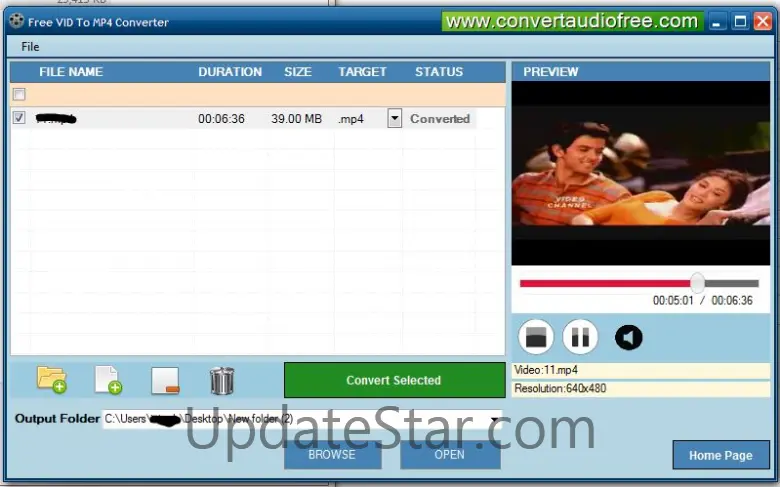 Free VID to MP4 Converter 1.0