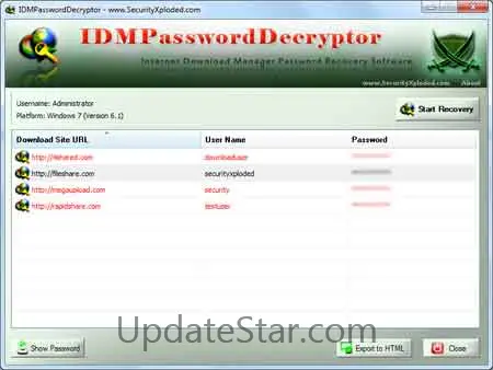 IDM Password Decryptor 5.5
