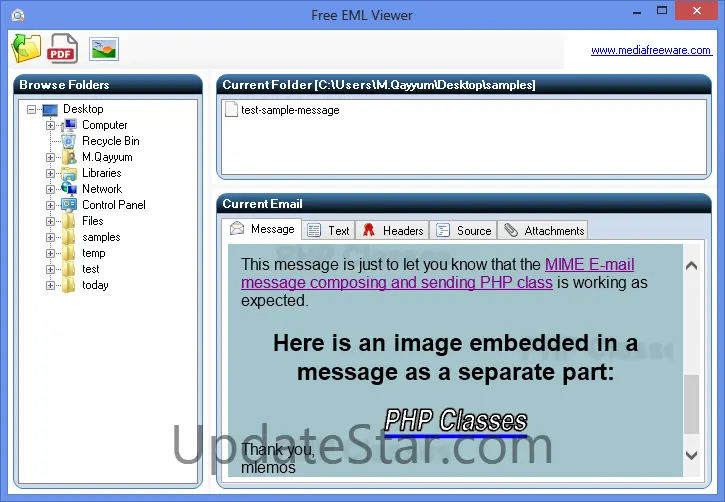 Free EML Viewer 1.0