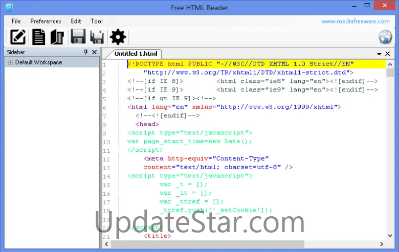 Free HTML Reader 1.0