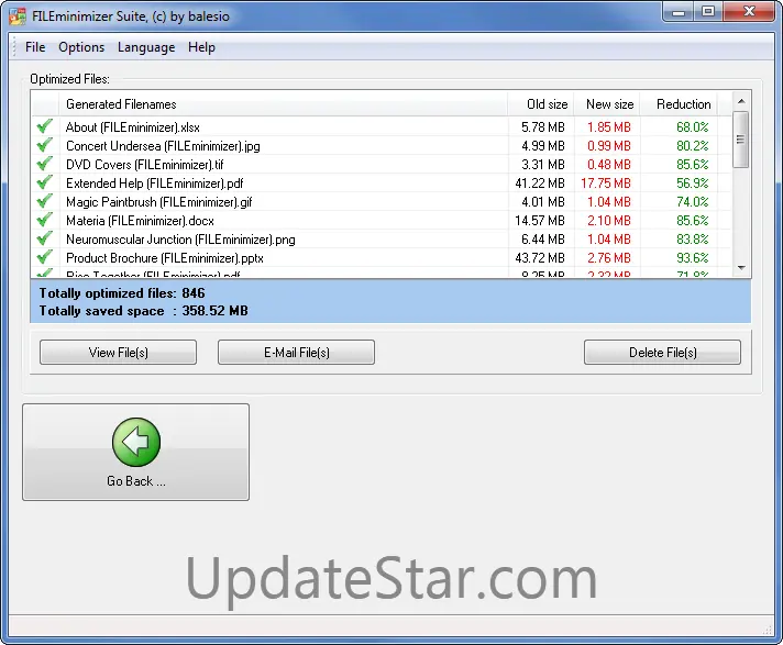 FILEminimizer Suite 8.0