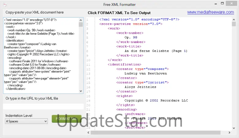 Free XML Formatter 1.0