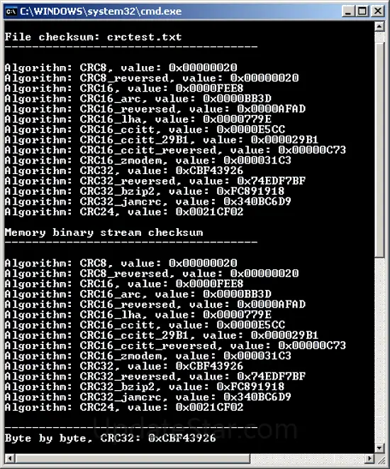 CRC .NET control 12.0.0.0