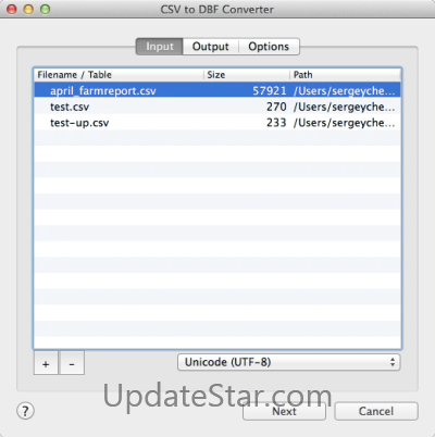CSV to DBF Converter for Mac 1.0