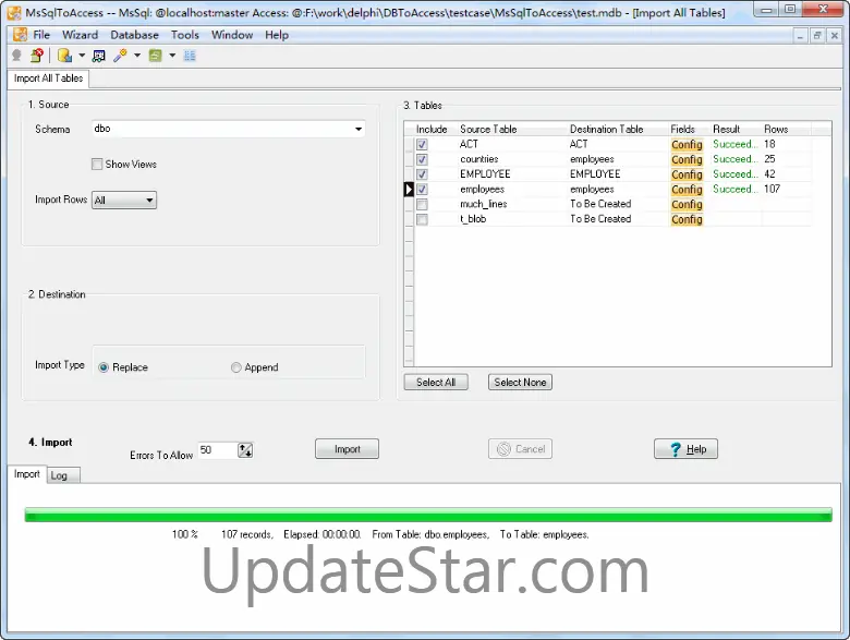 MsSqlToAccess 2.5