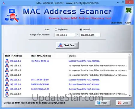 MAC Address Scanner 6.0