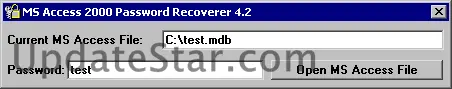 MS Access 2000 Password Recoverer 4.2