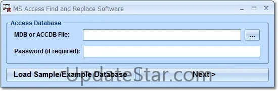 MS Access Find and Replace Software 7.0