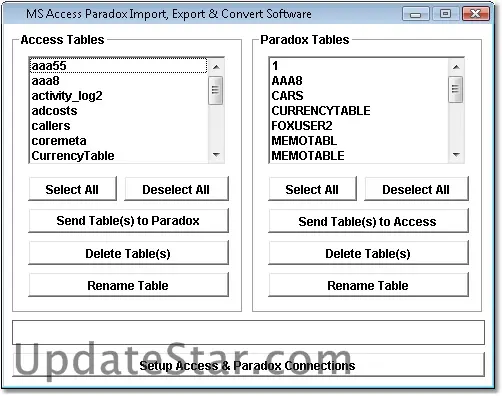 Paradox to MS Access Conversion Software 7.0
