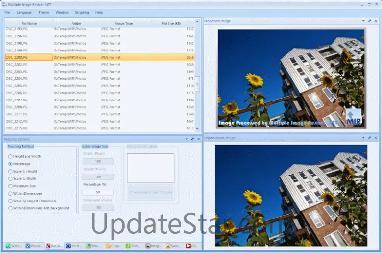 Multiple Image Resizer .NET 4.5.2.1