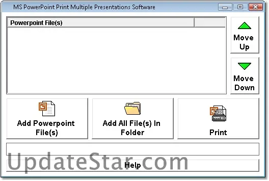 MS PowerPoint Print Multiple Presentations Software 7.0