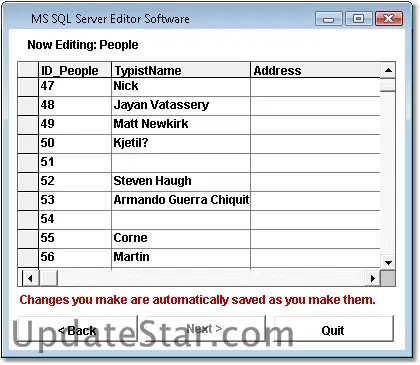 MS SQL Server Editor Software 7.0
