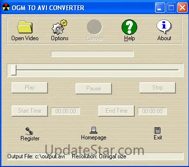 OGM to AVI Converter 3.0.0.2830