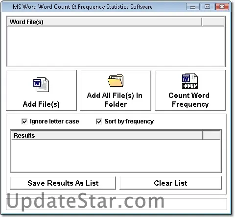 MS Word Word Count & Frequency Statistics Software 7.0