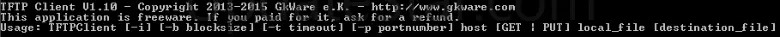 TFTP Client and Server 1.10