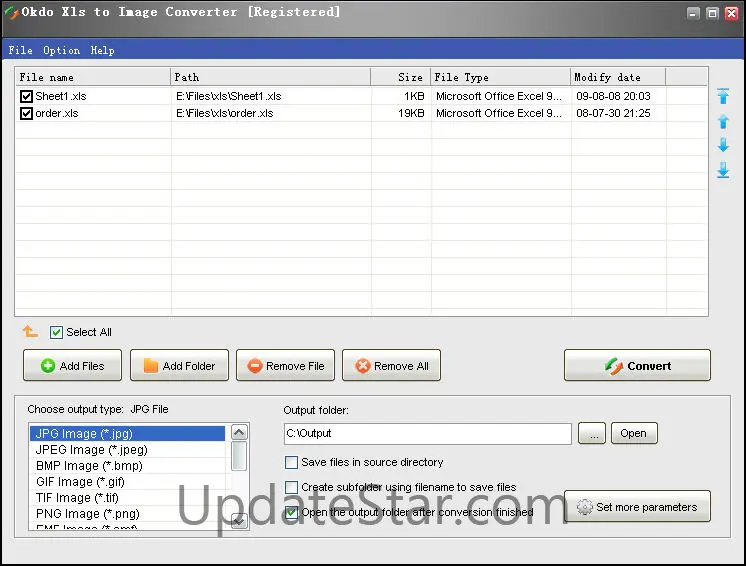 Okdo Xls to Image Converter