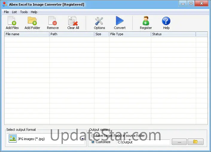Abex Excel to Image Converter