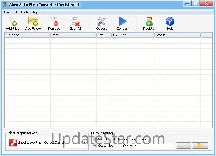 Abex All to Flash Converter
