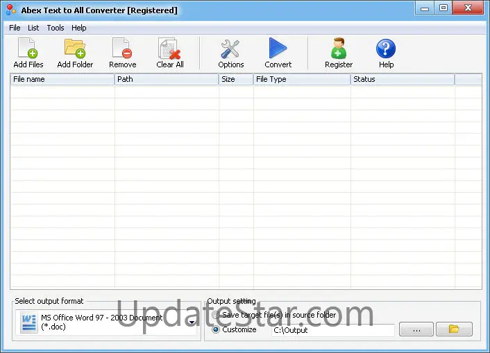 Abex Text to All Converter