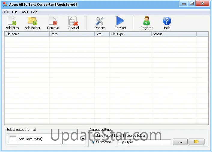 Abex All to Text Converter