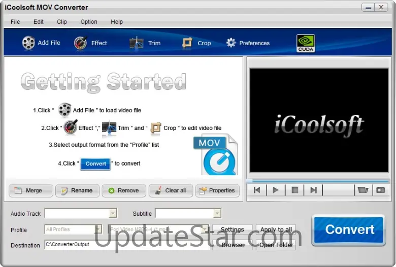 iCoolsoft MOV Converter