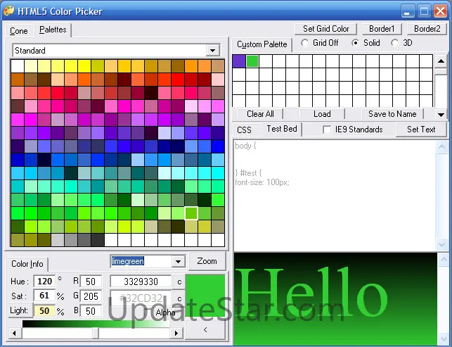 HTML5 COLOR PICKER