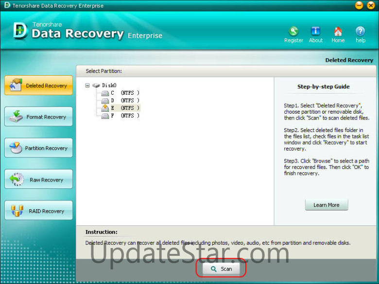 Tenorshare Data Recovery Enterprise for Windows