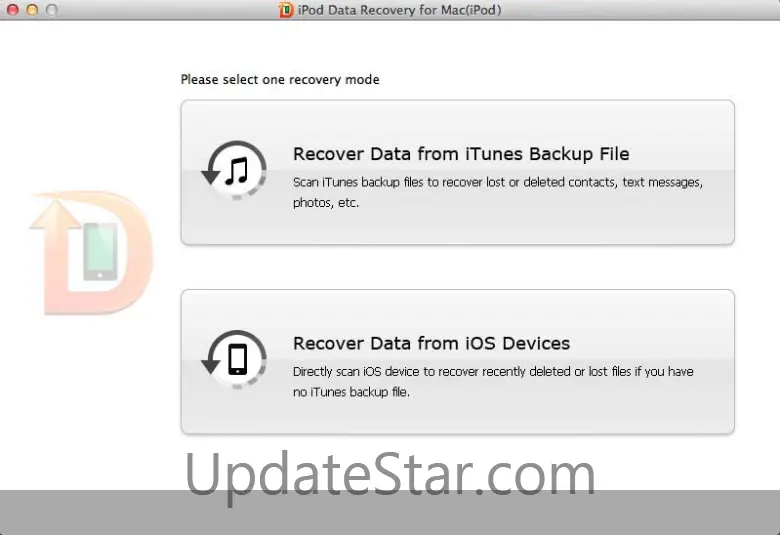 Tenorshare iPod Touch 5/others Data Recovery for Mac