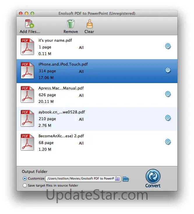 Enolsoft PDF to PowerPoint for Mac
