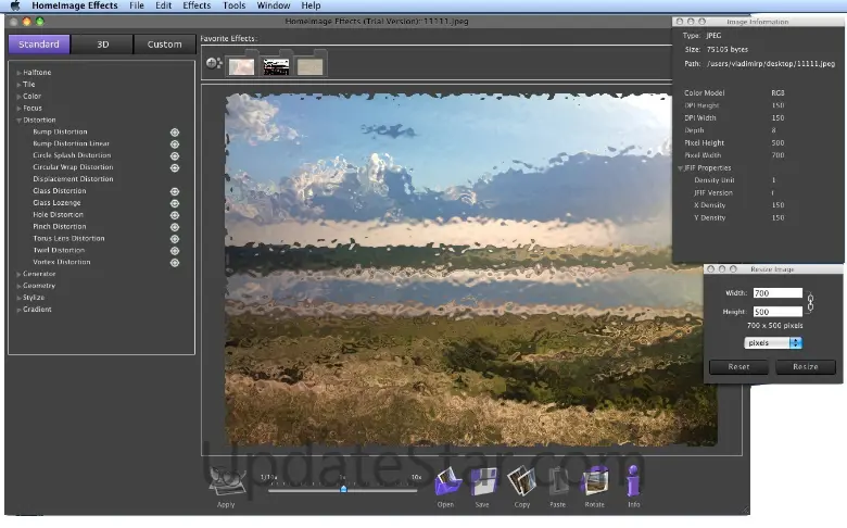 Home Image Effects (Mac)