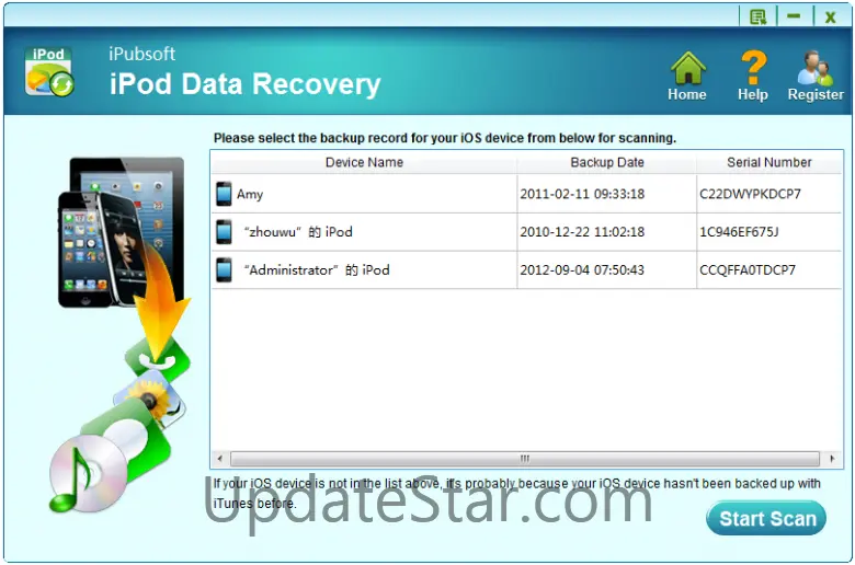 iPubsoft iPod Data Recovery